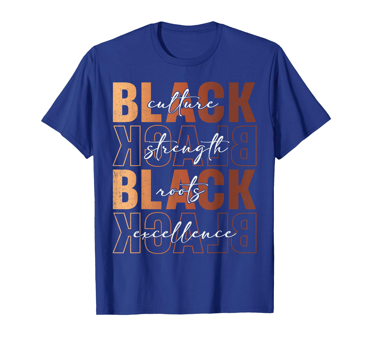 Black Culture Strength Roots Excellence Black History Month T-Shirt