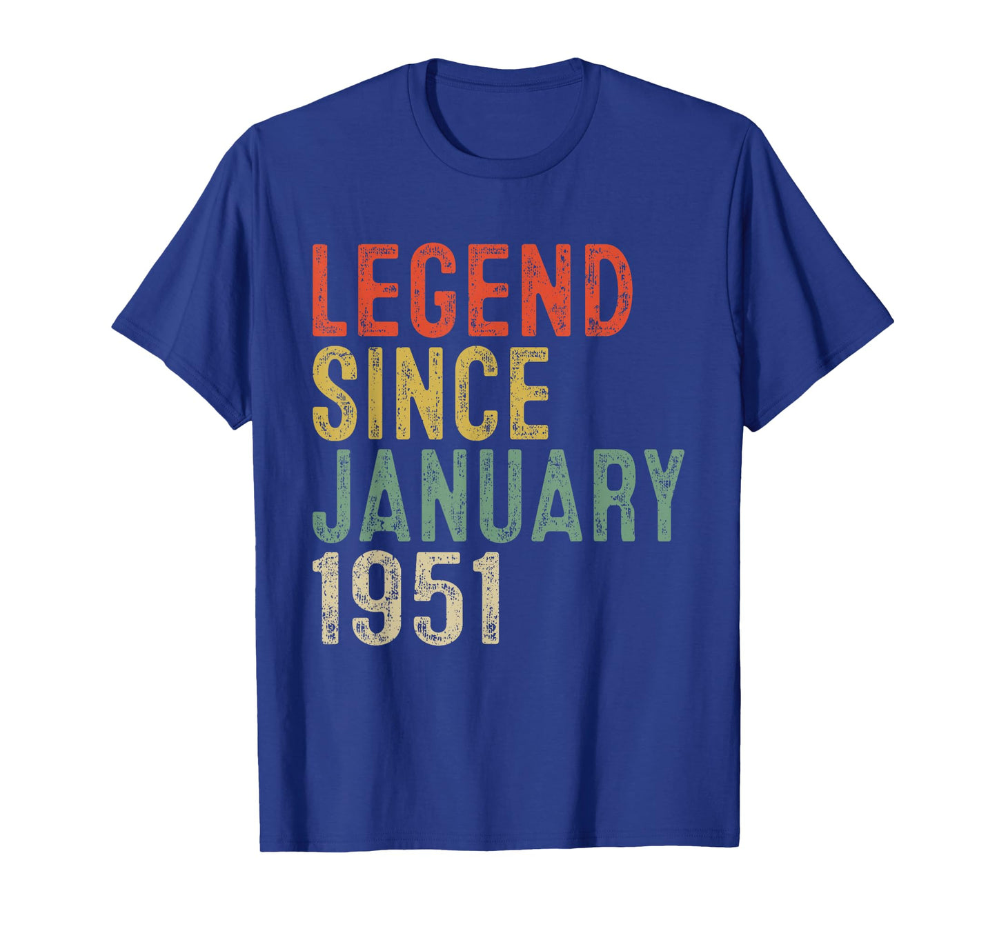 Legend Since January 1951 75th Birthday Gifts 75 Year Old T-Shirt