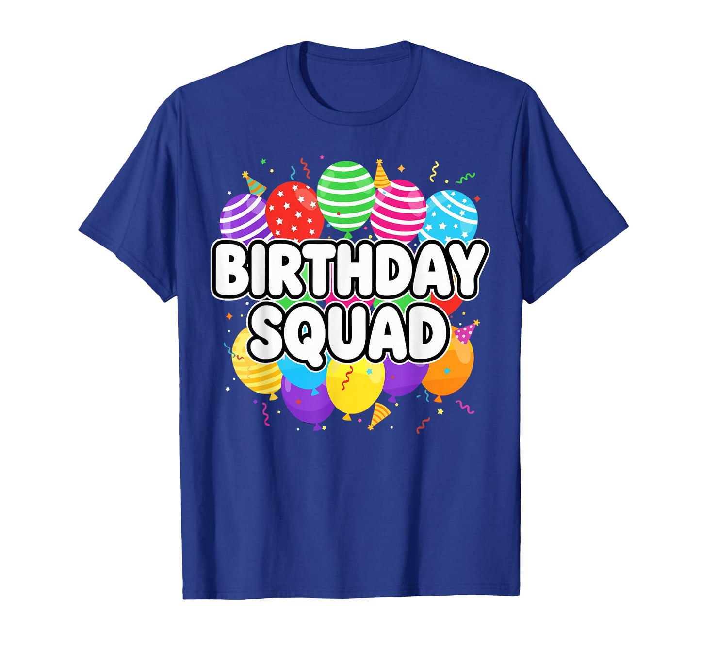 Birthday Squad Party Crew Matching T-Shirt
