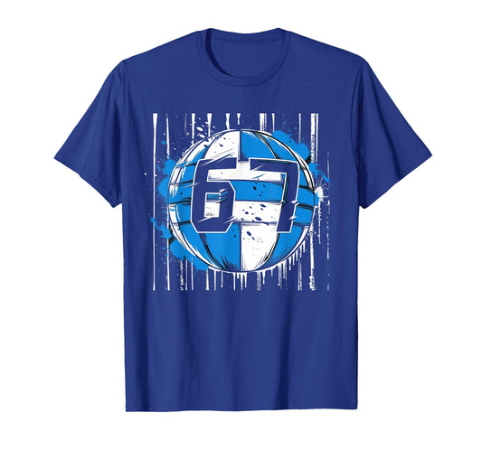 Volleyball 67 Six Seven Alpha Slang 6 7 Meme Kids Teachers T-Shirt