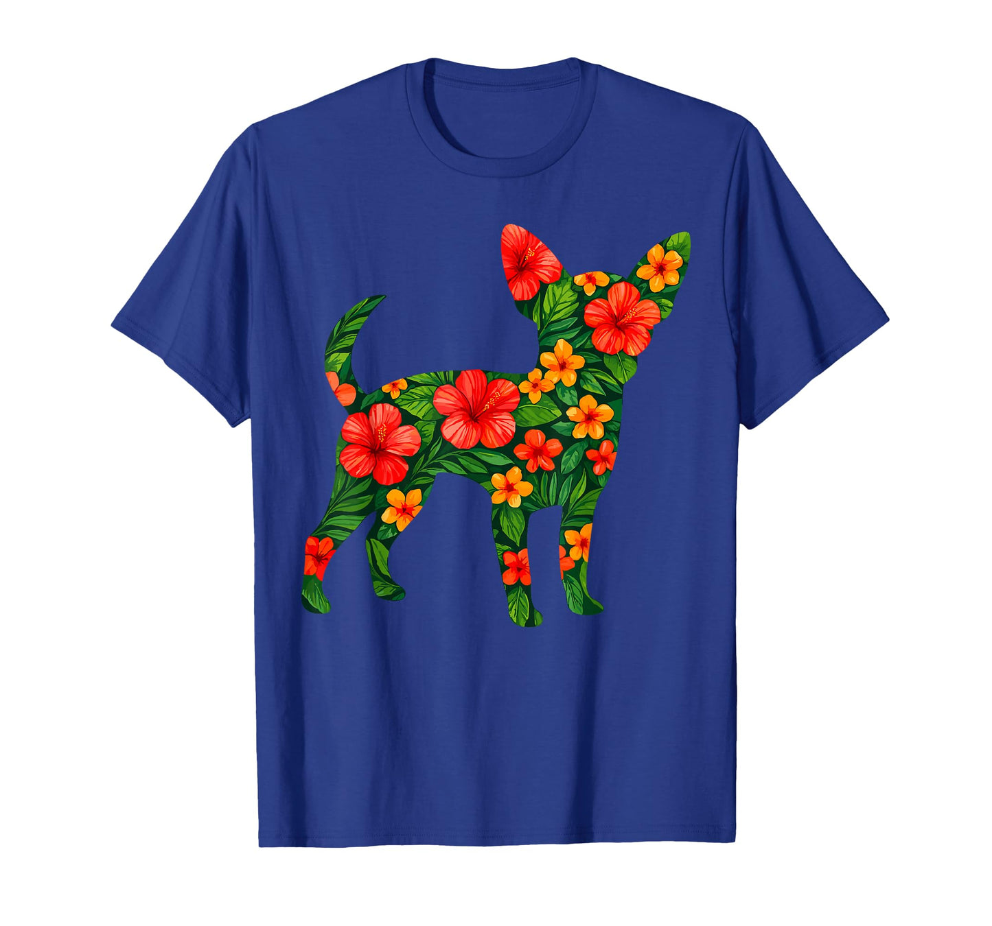 Floral Chihuahua T-Shirt