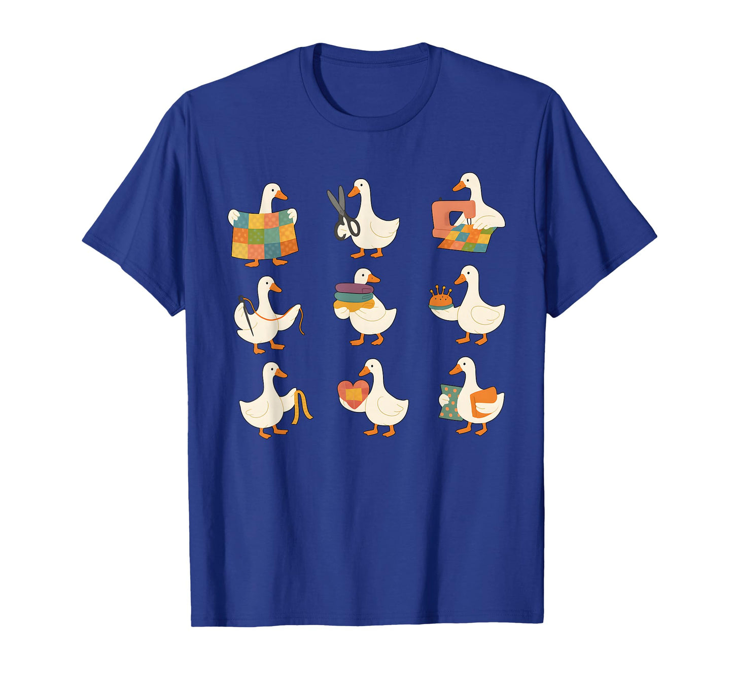 Funny Goose Sewing, Cute Quilting Patchwork Quilt Maker T-Shirt