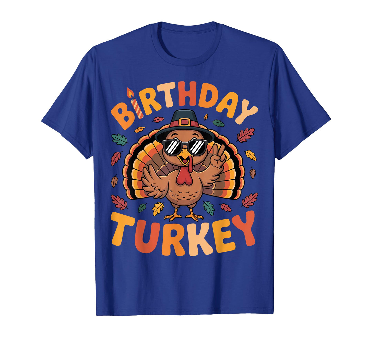 Thanksgiving Birthday Turkey Birthday Party Toddler Boy Girl T-Shirt