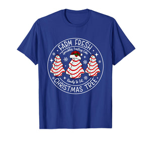 Farm Fresh Christmas Tree Cakes Matching Family Xmas Pajamas T-Shirt