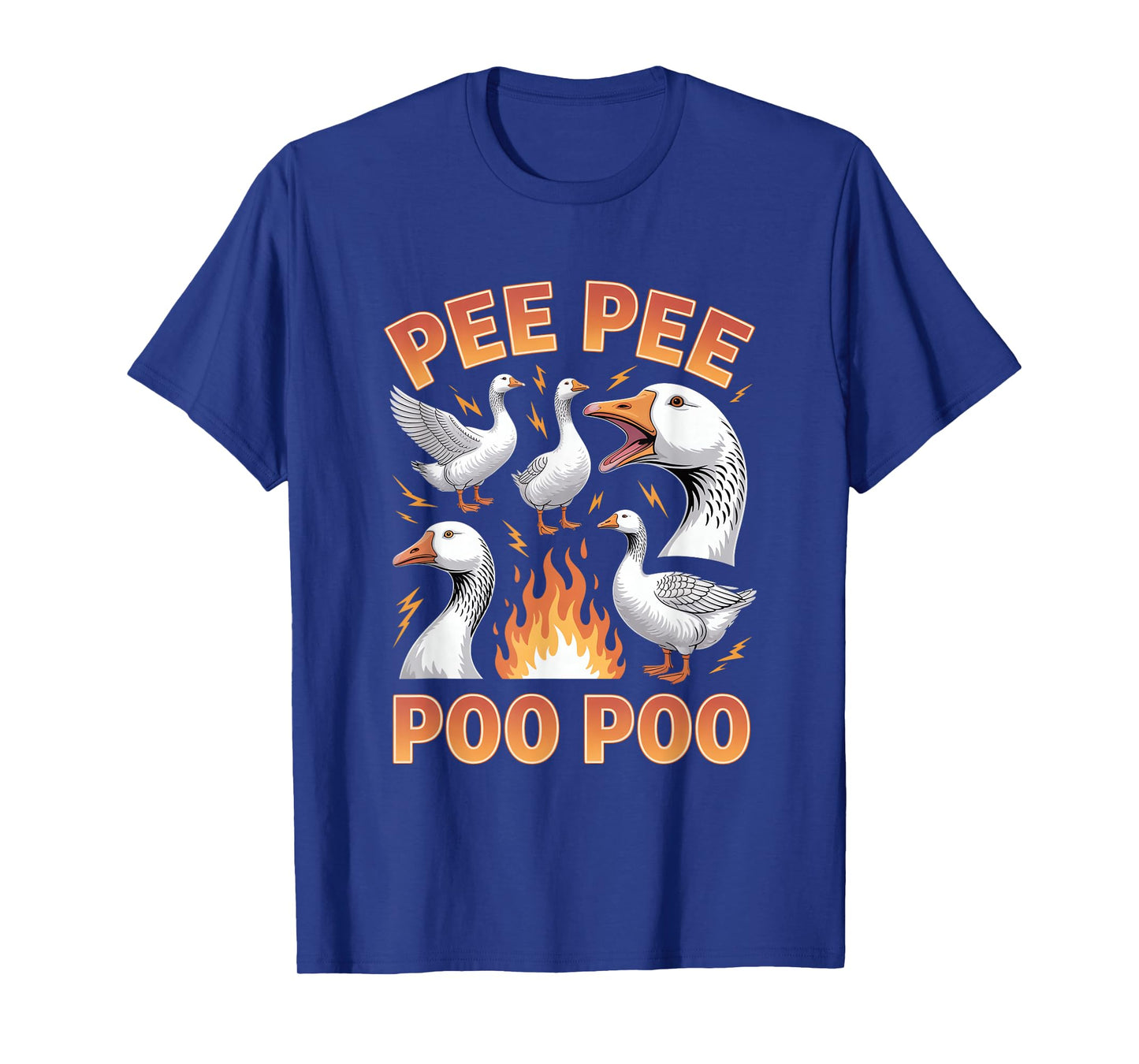 Pee Pee Poo Poo Goose Meme Unwearable Aduld Humor T-Shirt