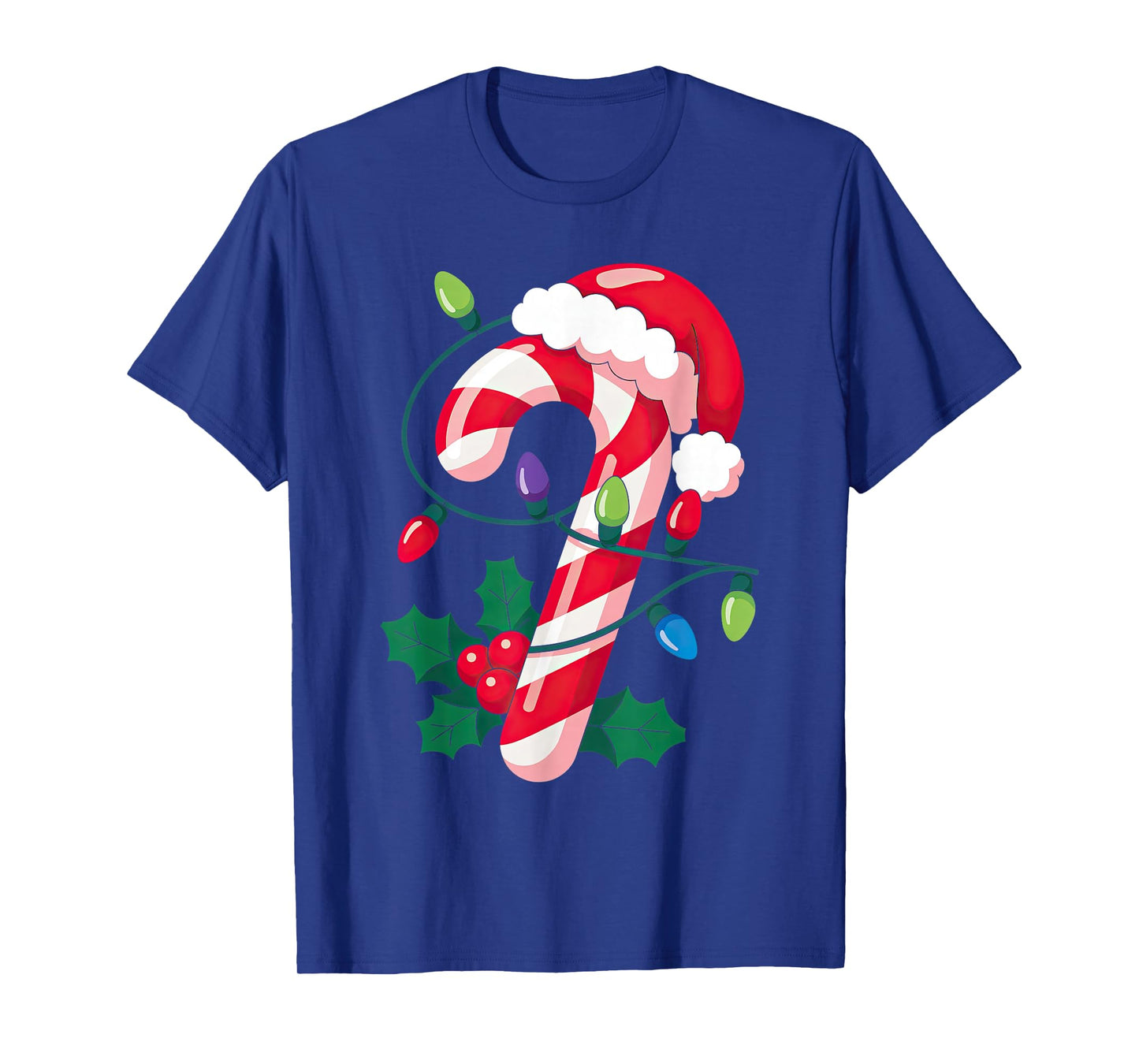 Candy Cane Christmas Design for Boys Girls Kids Adults T-Shirt
