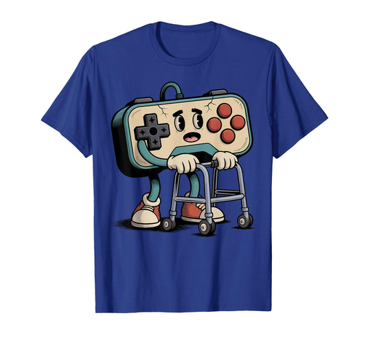 Retro Funny Old Gamer 80s 90s Classic Video Game Humor Style T-Shirt