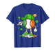 Boys St Patricks Day Irish Flag Kids Baseball Ice Cream Drip T-Shirt