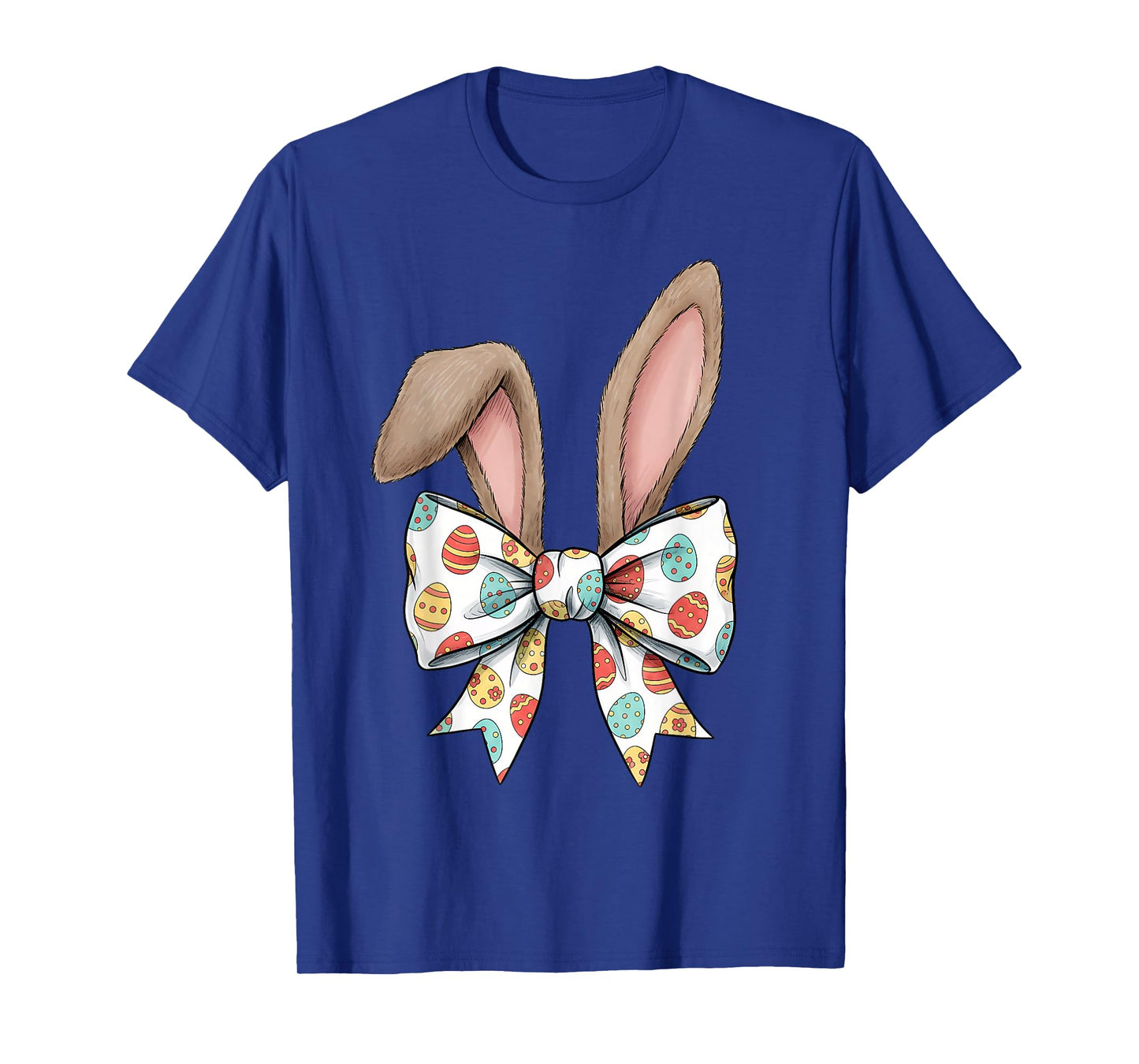 Easter Day Coquette Bow Cute Bunny Rabbit Women Girls Teens T-Shirt