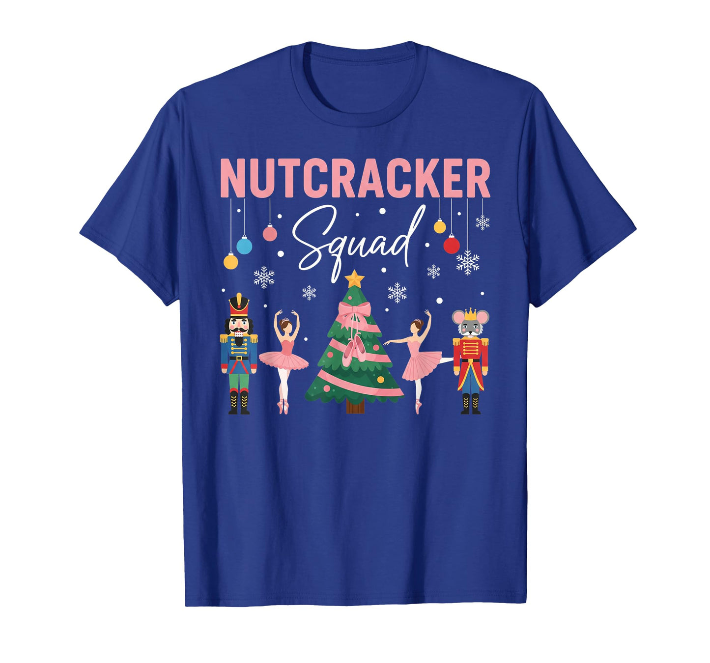 Christmas Nutcracker Squad Ballet Dance Women Kids Girls T-Shirt
