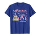 Mommy in a Winter Onederland Birthday Girl Christmas Tree T-Shirt
