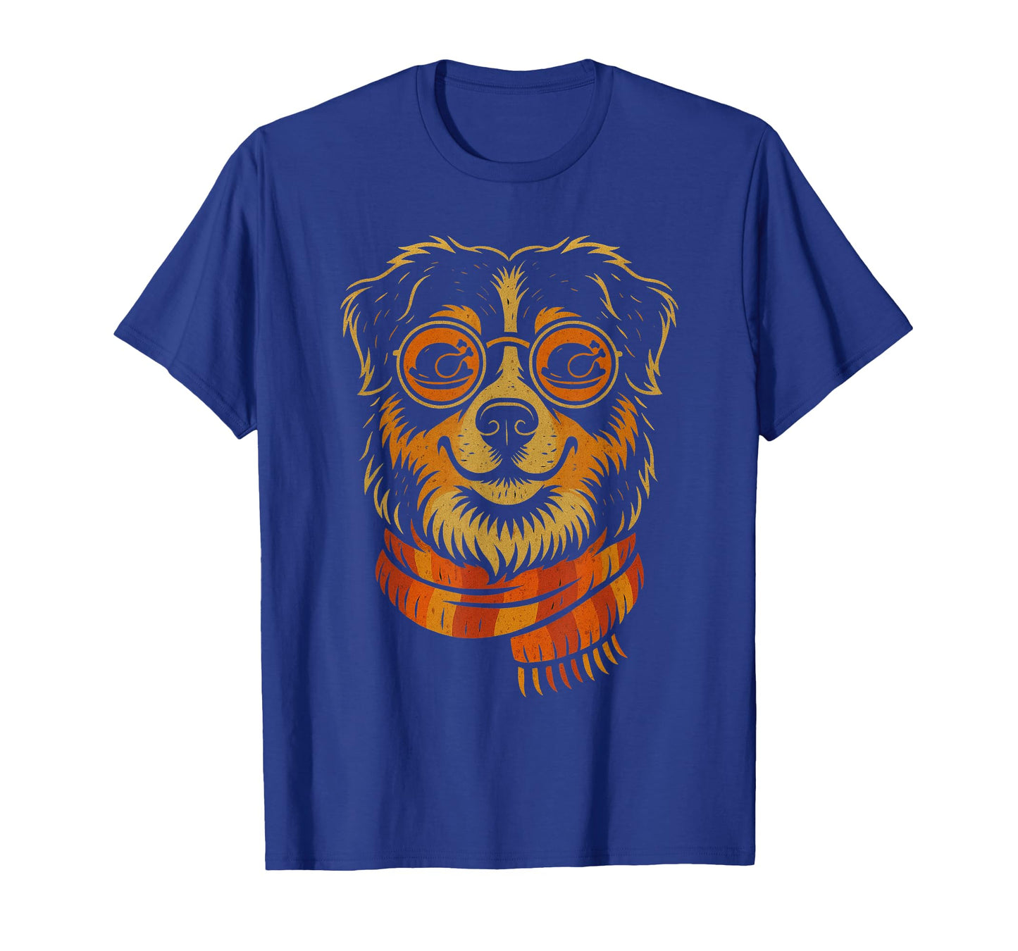Funny Australian Shepherd Thanksgiving Dog Turkey Glasses T-Shirt