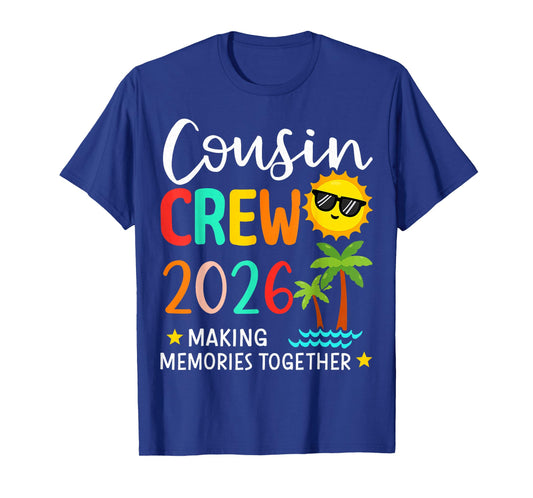 Cousin Crew 2026 Summer Vacation Beach Family Trip Matching T-Shirt