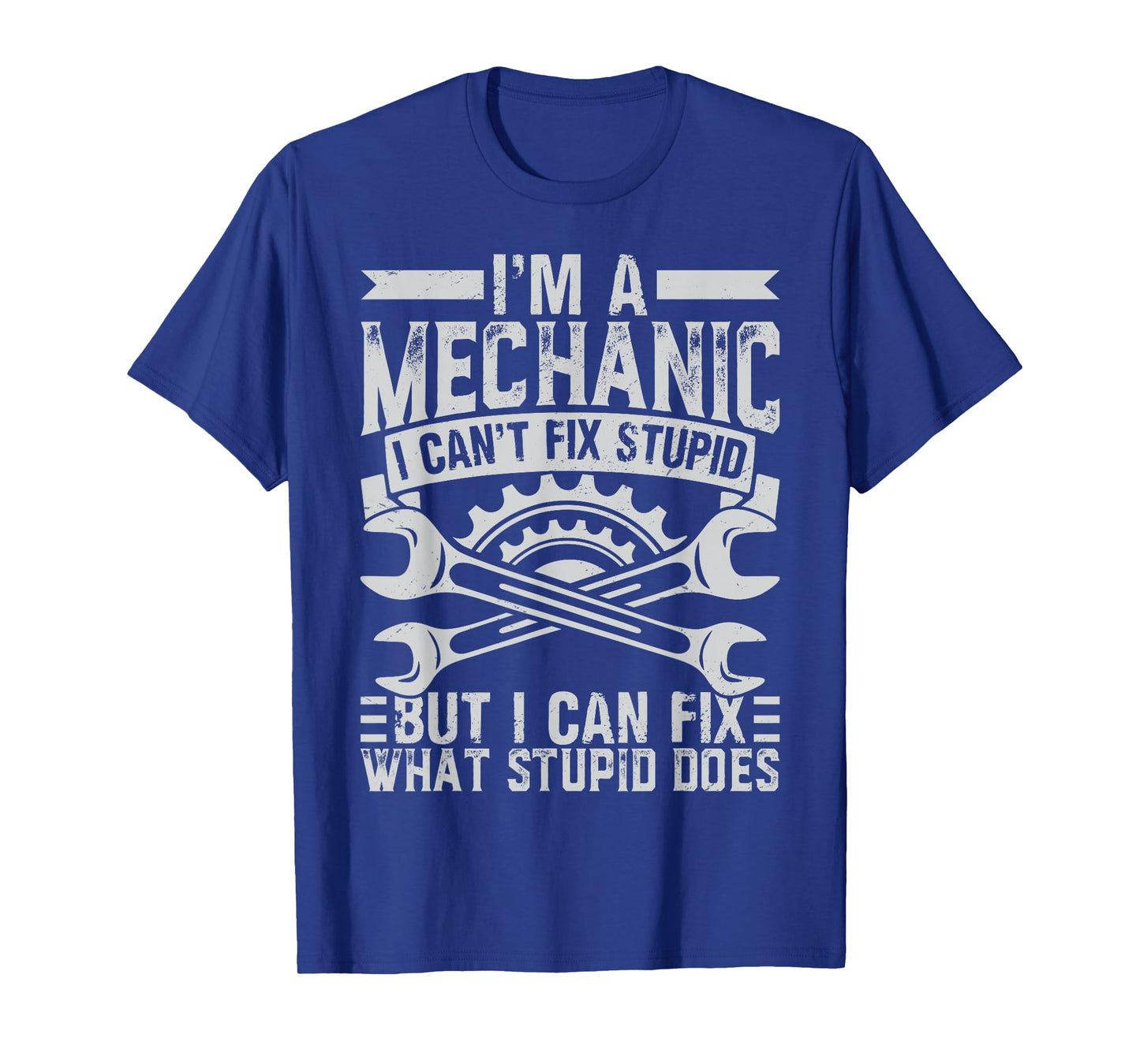 Funny Car Mechanic Design Men Women Kids Auto Mechanic T-Shirt