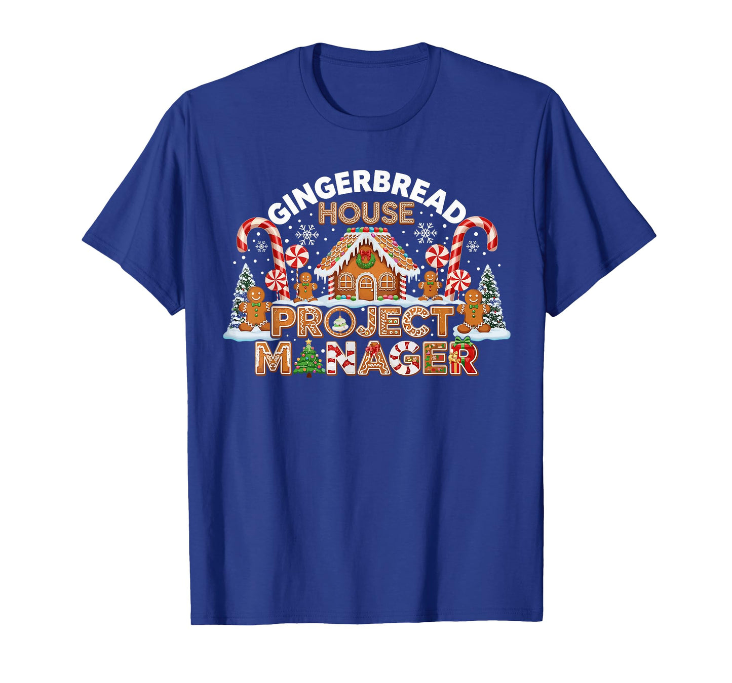 Gingerbread Man Costume, Gingerbread House Project Manager T-Shirt