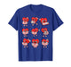 Teacher Valentines Day Reading Book Lover Bookworm Library T-Shirt