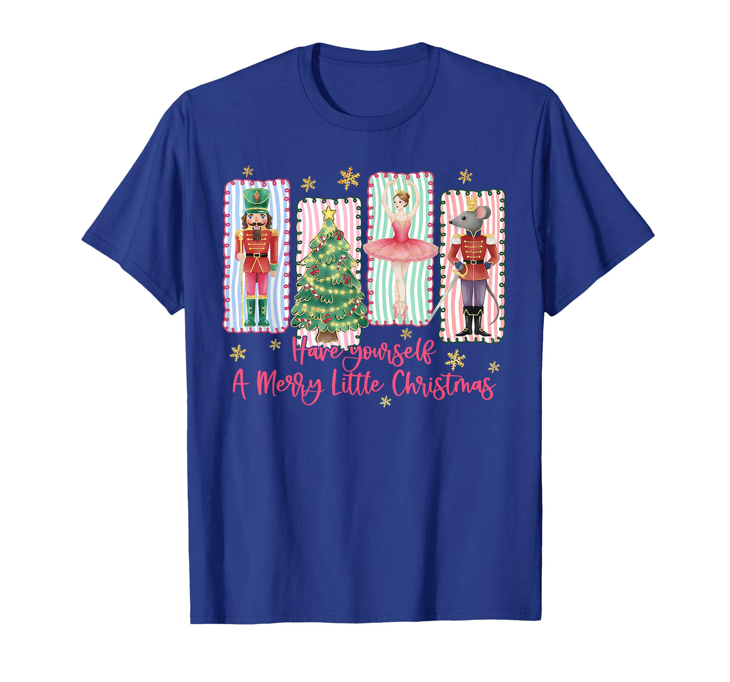 Preppy Have Yourself A Merry Christmas Nutcracker Holiday T-Shirt