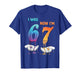 Six Seven Meme 7 Year Old Birthday Shirt was 6 Now I'm 7 T-Shirt