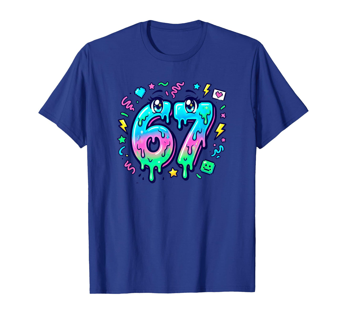 67 Kawaii Brainrot Design T-Shirt