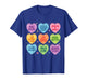 Speech Therapy Language Pathologist Autism Hearts Valentines T-Shirt