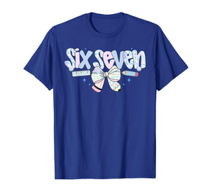 Funny Six Seven 6 7 Meme 67 Teacher Shirt for Women Girl T-Shirt