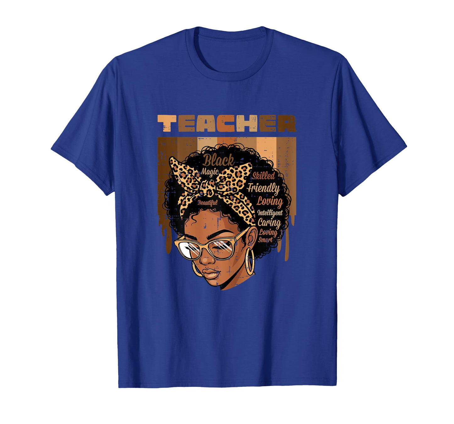 Black History Teacher Afro Woman African American Women T-Shirt