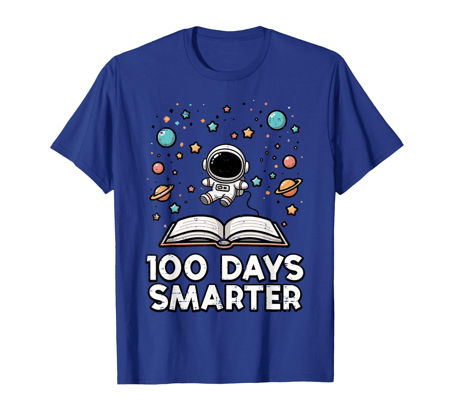 100 Days Smarter Astronaut Book 100th Day Girls Kids Women T-Shirt