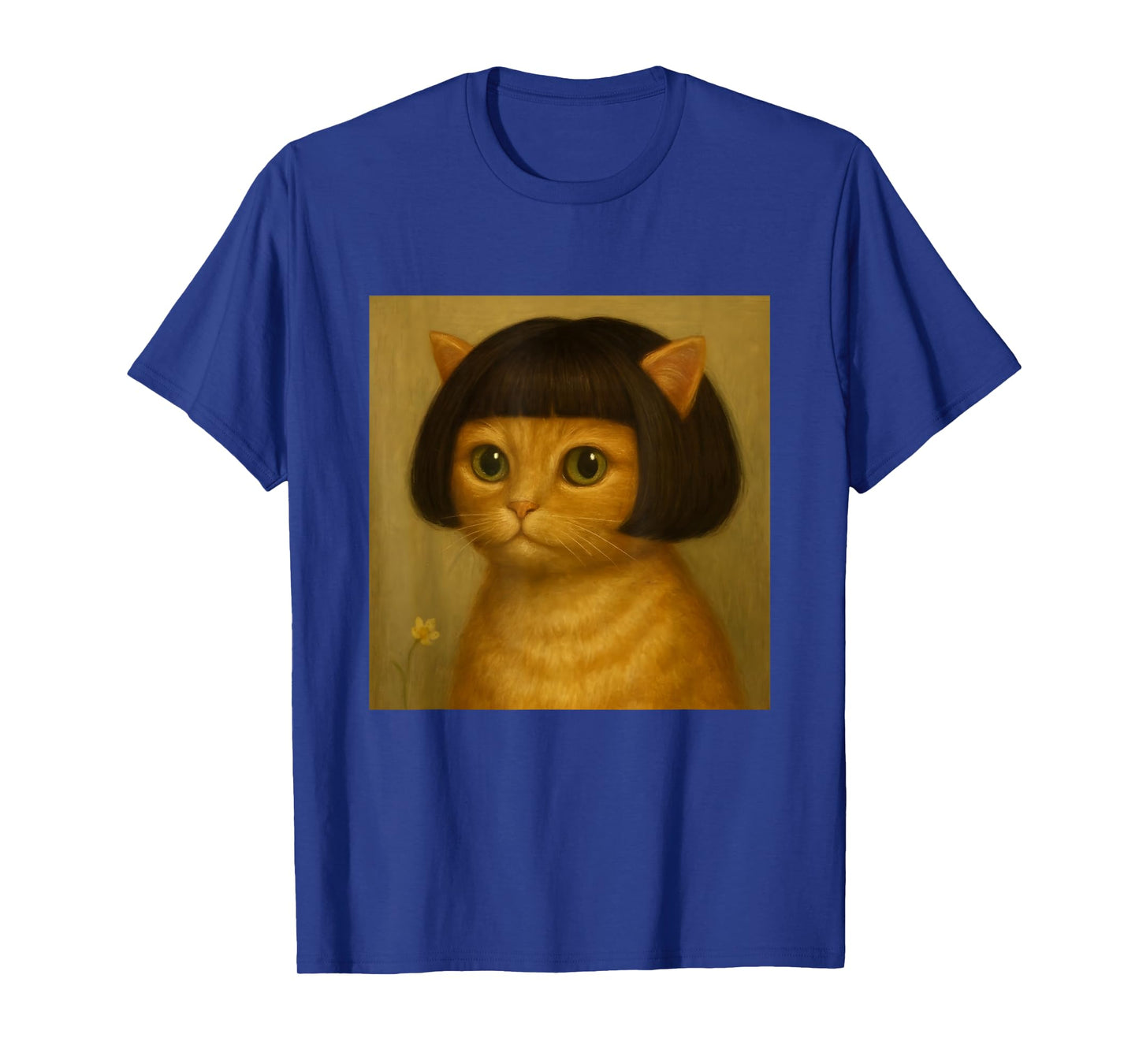 Funny Cat Bob Haircut Viral Meme T-Shirt