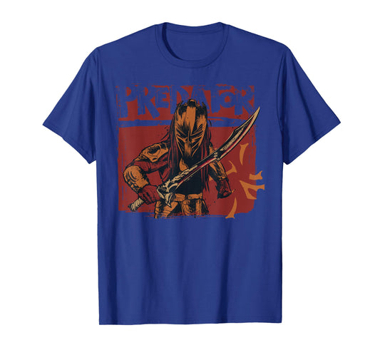 Predator: Badlands Threatening Warrior Raising His Sword T-Shirt