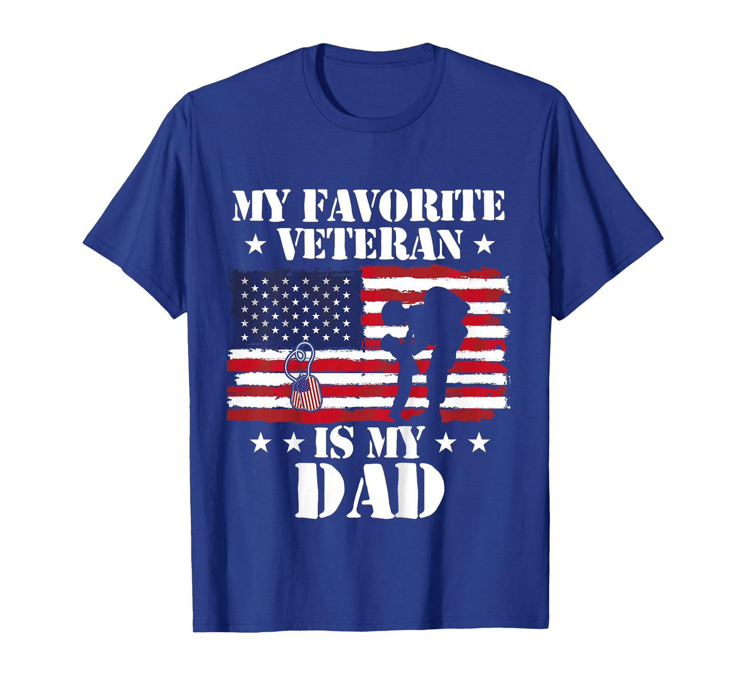 My Favorite Veteran is My Dad Shirt Thank You Veterans Kids T-Shirt