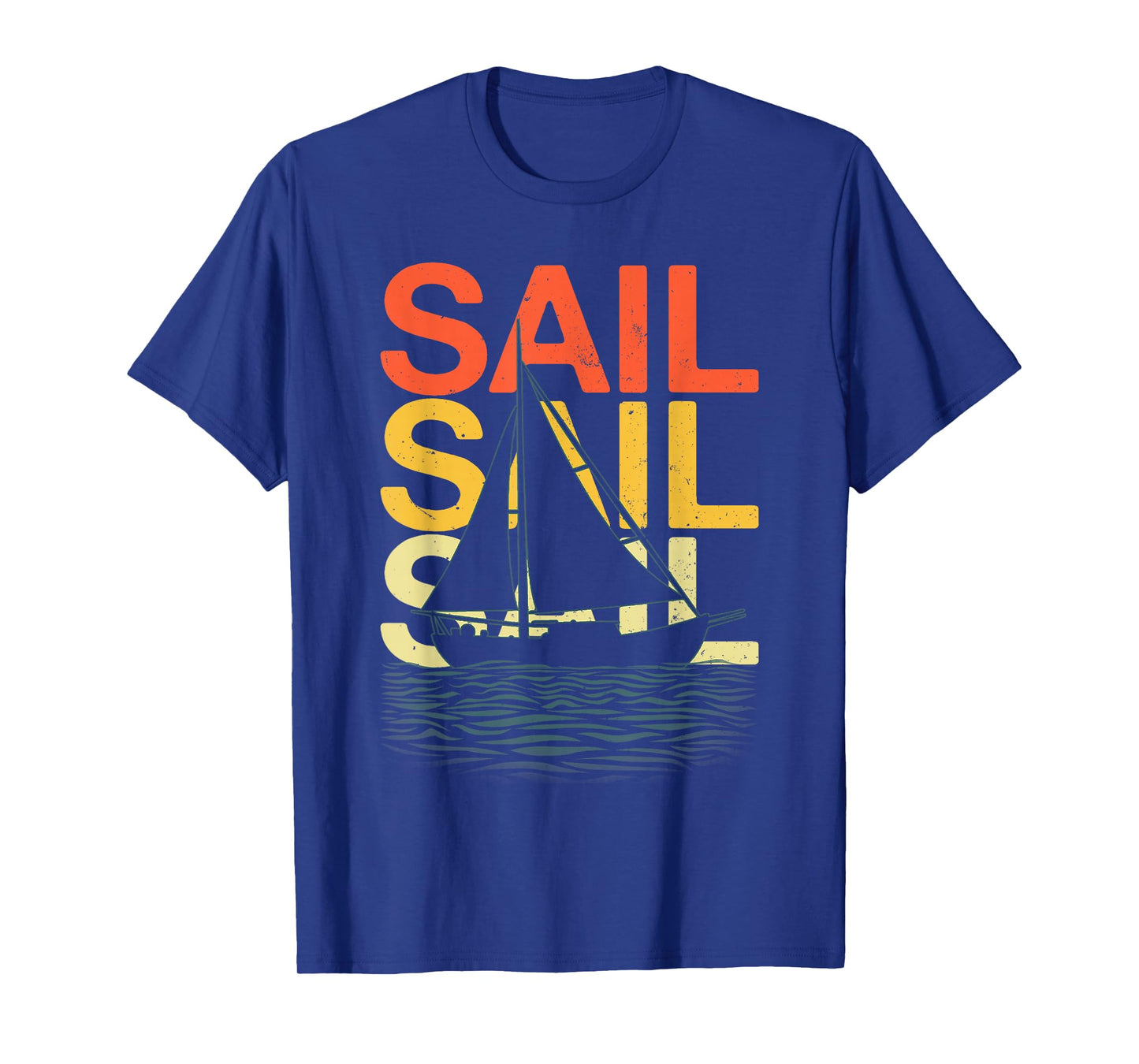 Funny Sailing Art for Men Women Sailing Lover Sail Boat T-Shirt