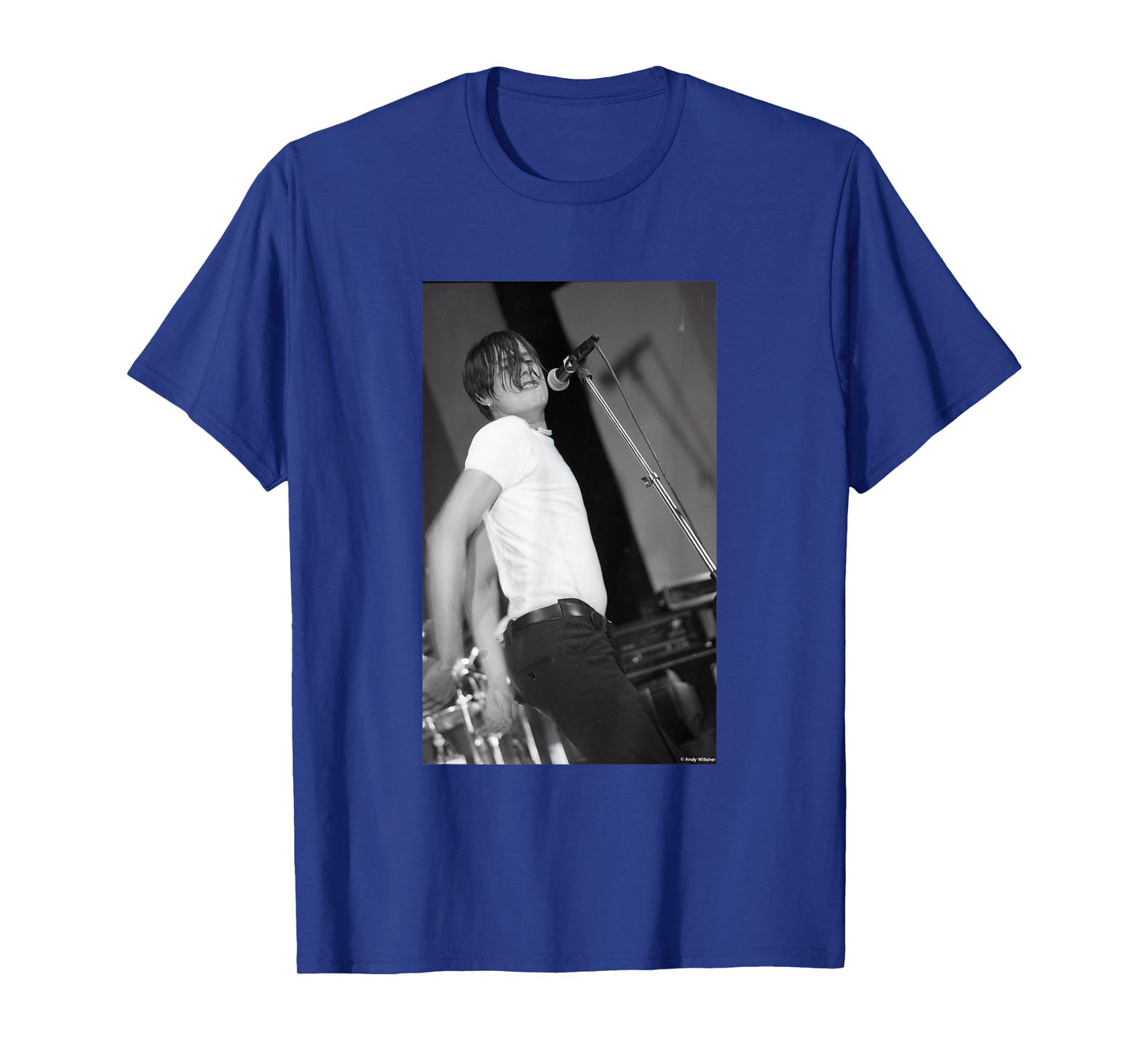 Suede Live Brett Anderson Beautiful Ones by Andy Willsher T-Shirt