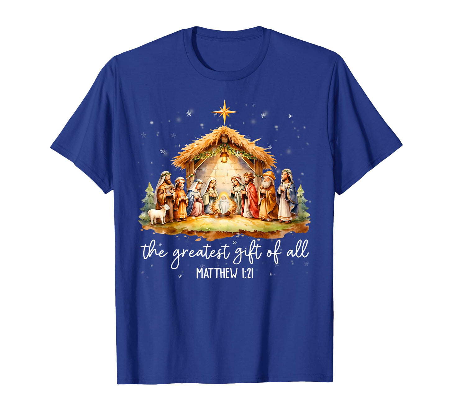 The Greatest Gift for All Christmas Nativity Jesus Christian T-Shirt