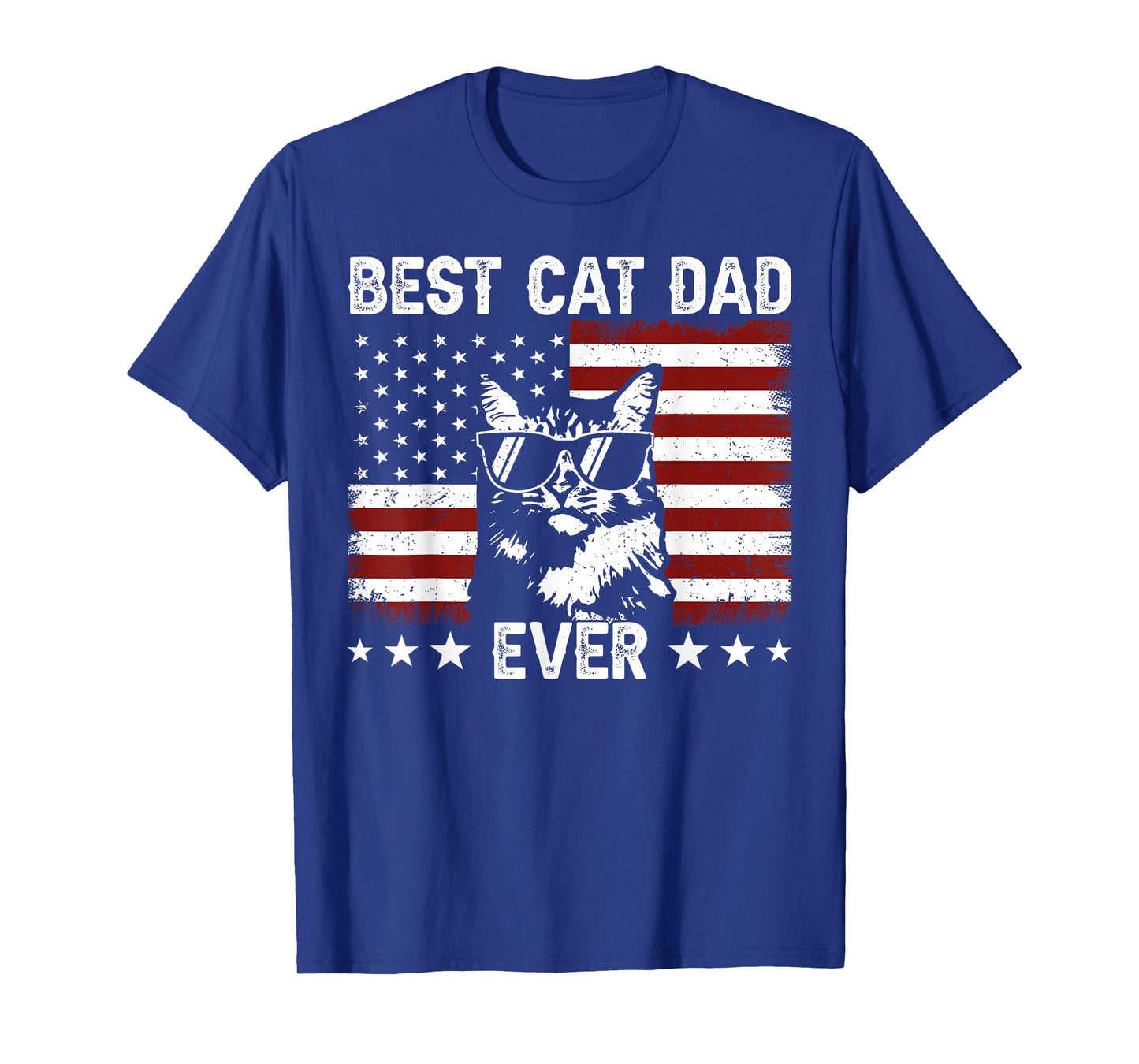 Best Cat Dad Ever Funny Cat Dad Lover Father's Day Cat Daddy T-Shirt
