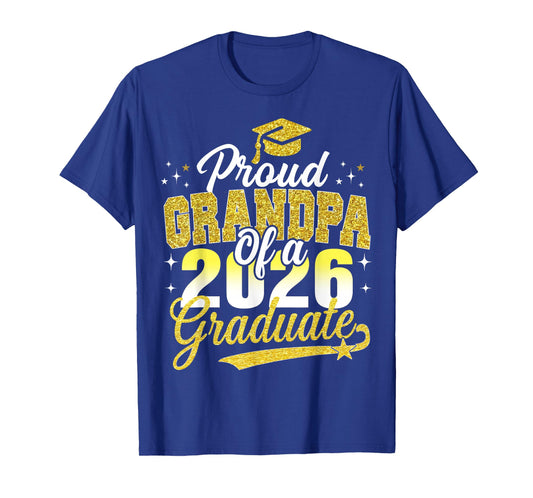 Grandpa 2026 Graduation Proud Grandpa of a 2026 Graduate T-Shirt