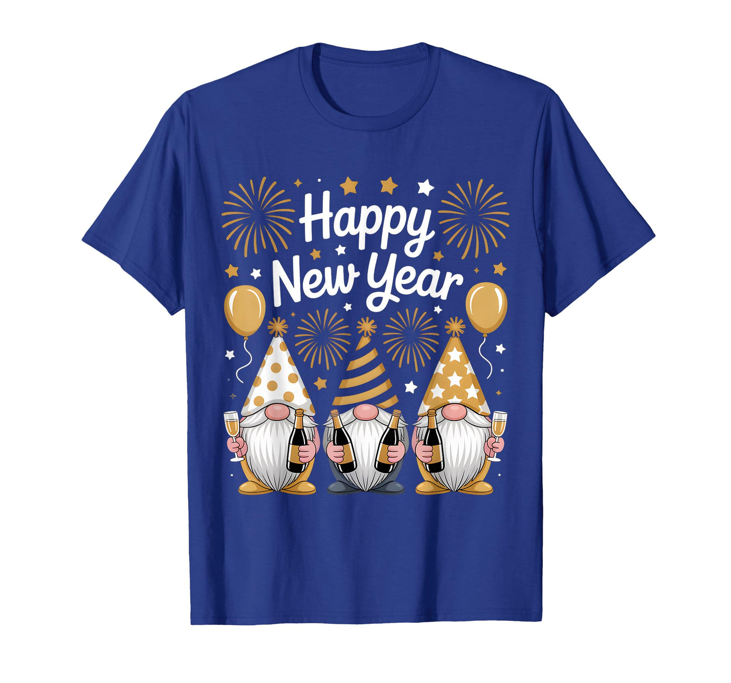 Happy New Years Eve Party Gnomes Matching Family T-Shirt