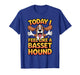 Cartoon Pet Dog Breed Funny Today I Feel Like a Basset Hound T-Shirt