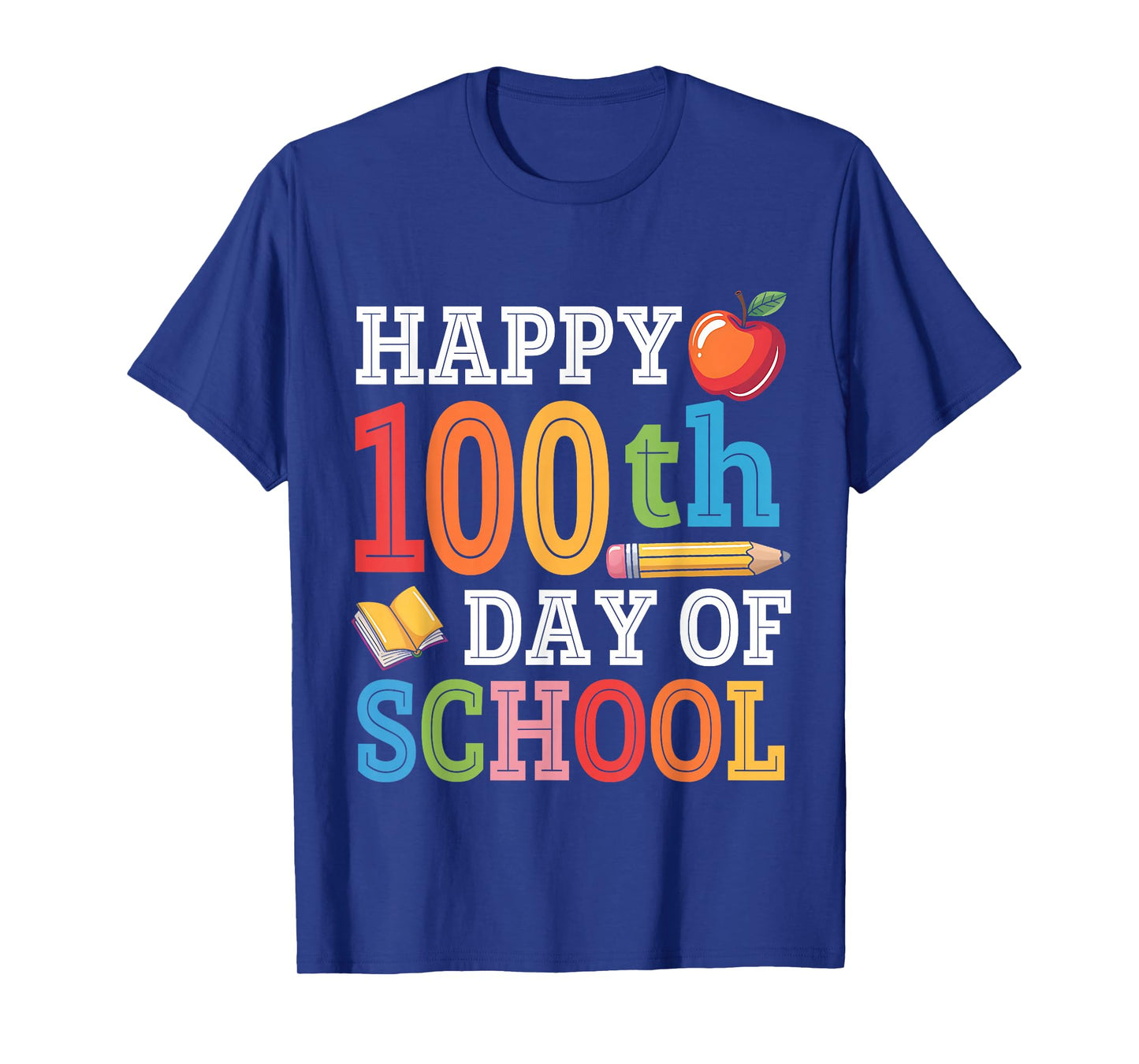 Happy 100th Day of School Teacher Student 100 Days Smarter T-Shirt