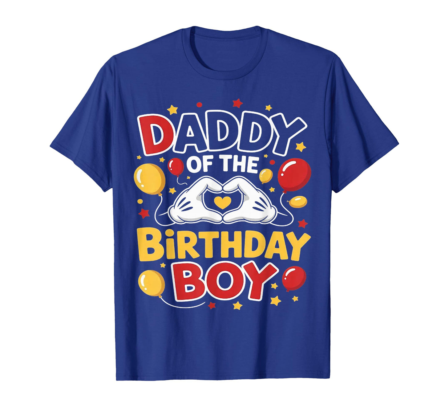 Daddy of The Birthday Boy Shirt Matching Dad Son Family Bday T-Shirt