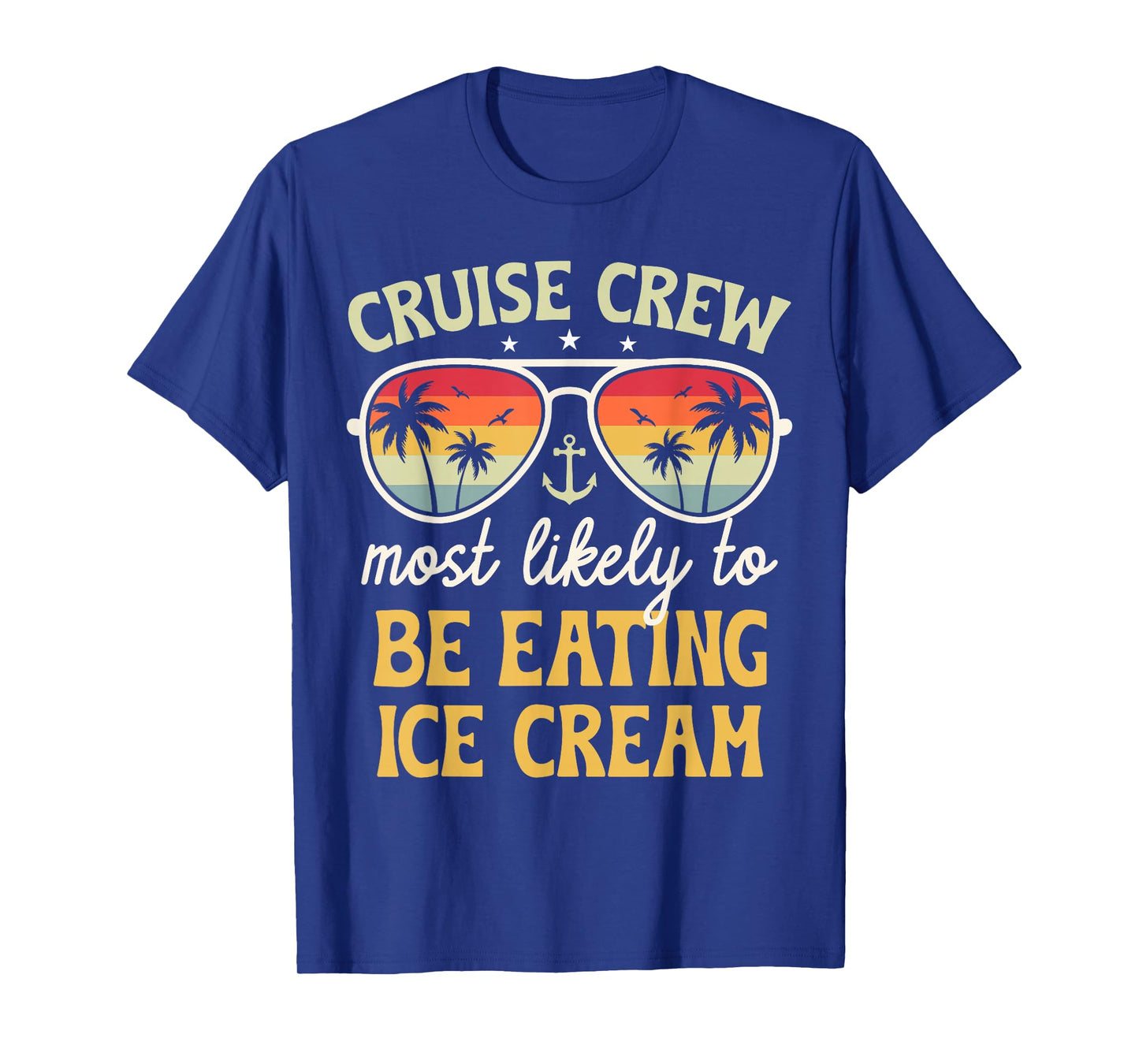 Most Likely to Eating Ice Cream Matching Family Cruise 2026 T-Shirt