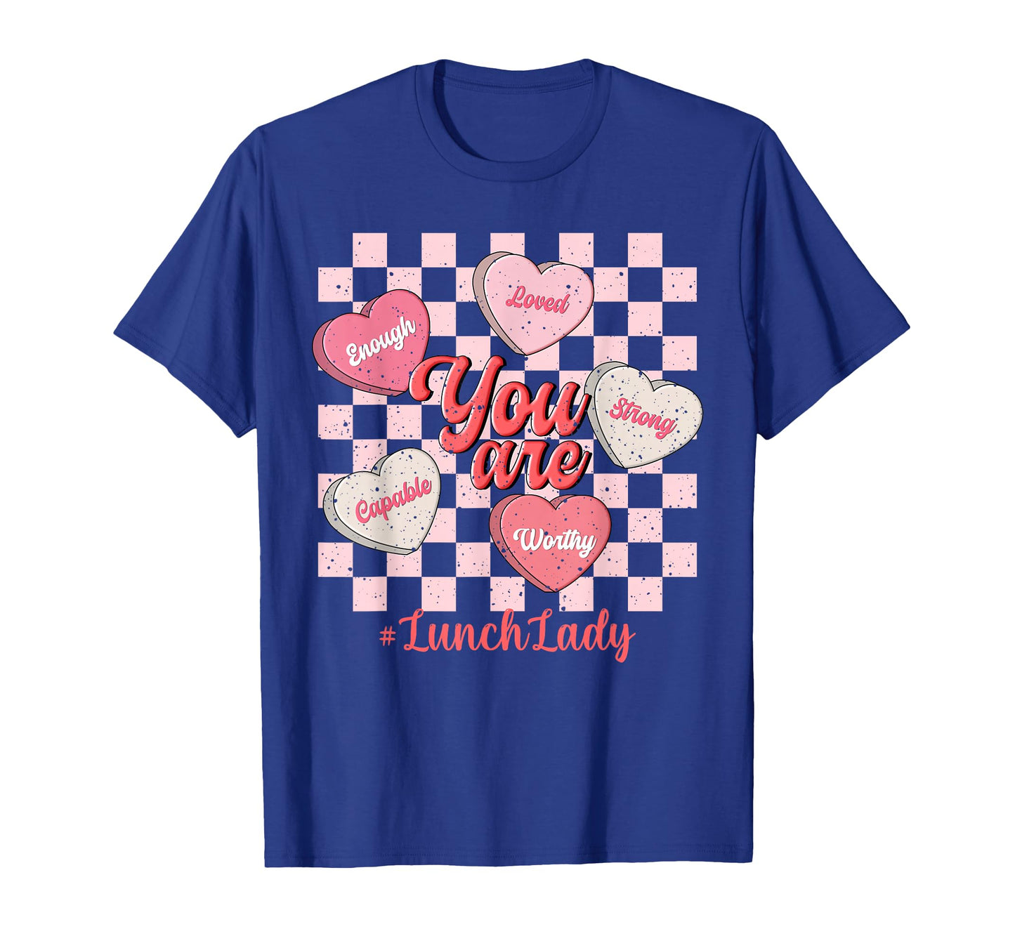 Funny Valentine Lunch Lady Love Heart T-Shirt