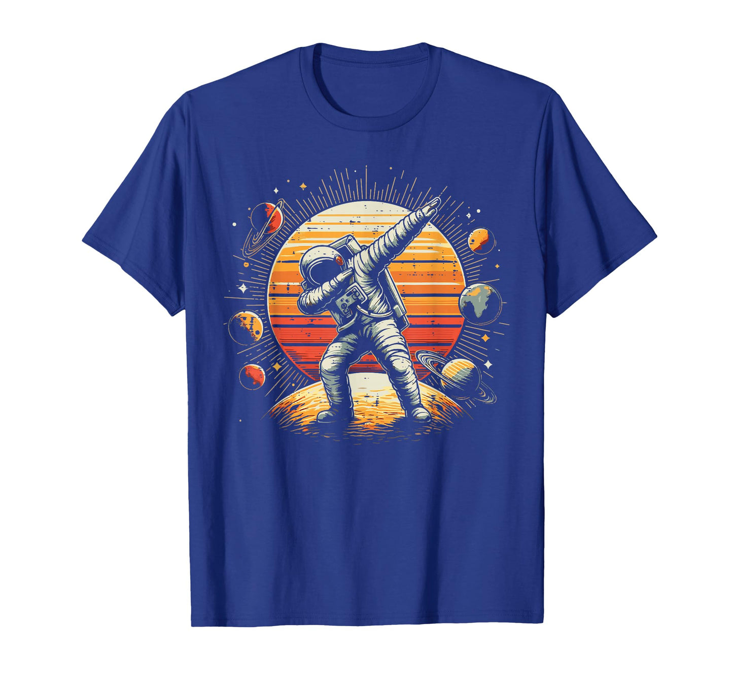 Astronaut Dab Planets Space Galaxy Dance Boys Kids Men Women T-Shirt