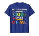 My Teacher Survived 100 Days of School of Me 100th Day Kids T-Shirt