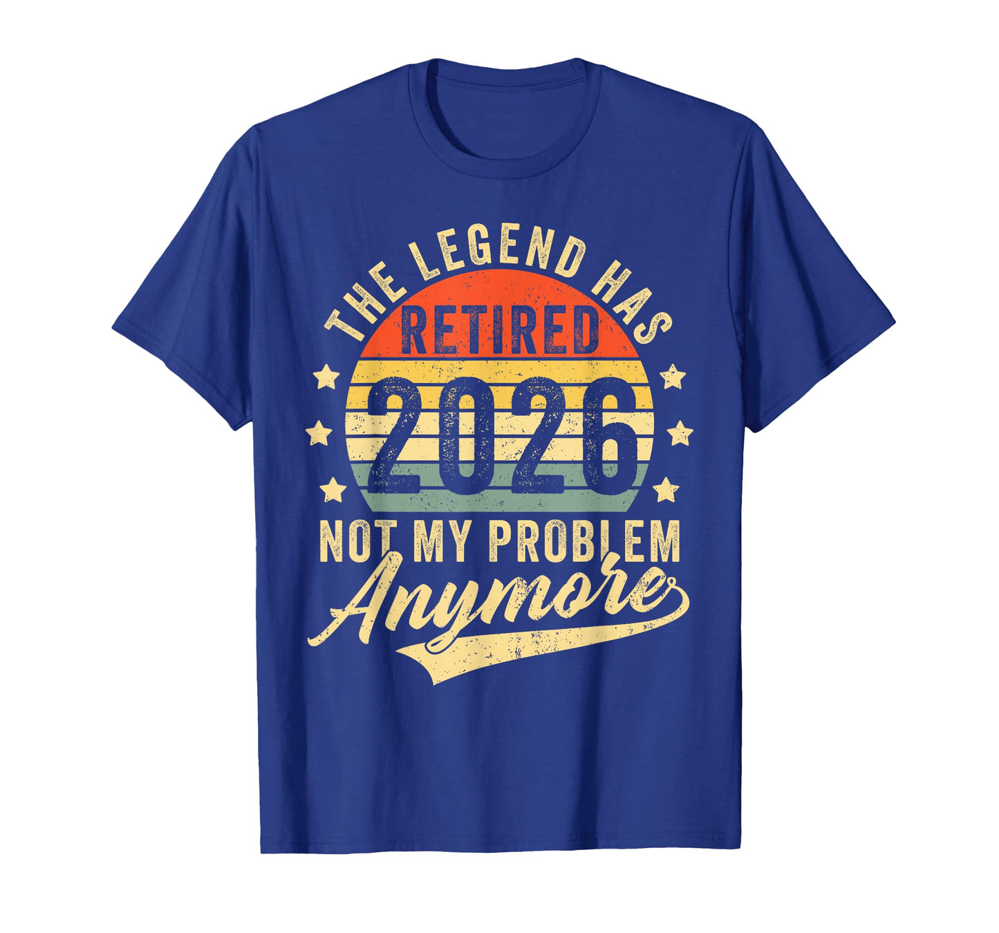 Retired 2026 Decoration Men Women Dad Grandpa Retirement T-Shirt