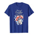 Proud Daughter of a WWII Veteran Floral Patriotic Family T-Shirt