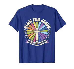Glow for Jesus Tshirt Christian Faith Lion God Christianity T-Shirt