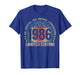 40 Year Old Gifts Vintage 1986 Limited Edition 40th Birthday T-Shirt