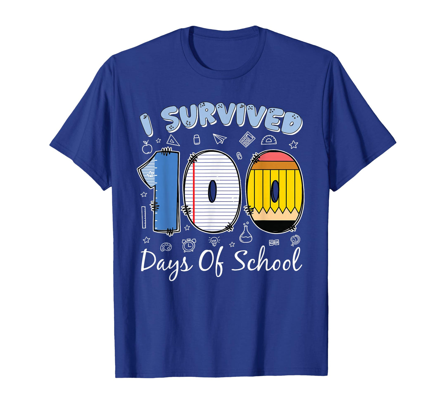 I Survived 100 Days of School Funny Meme Teacher Student T-Shirt