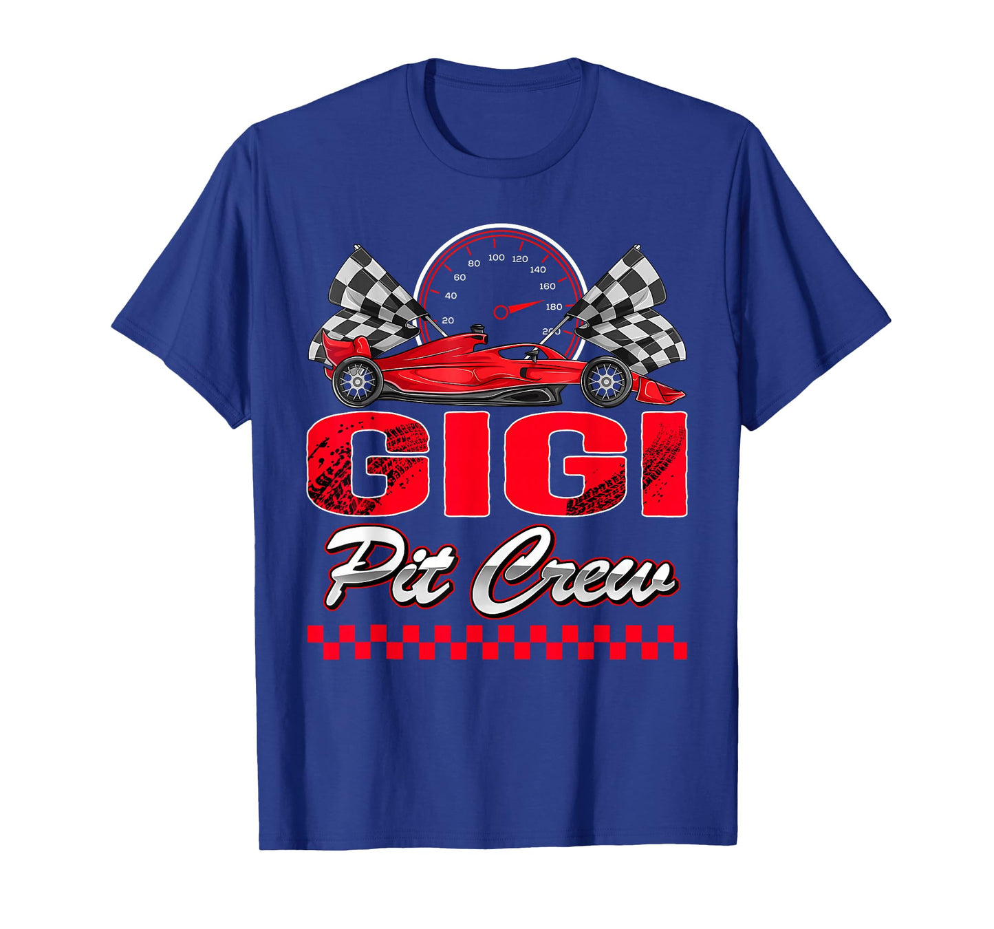 Gigi Pit Crew Racing Family Race Car Birthday Boy T-Shirt