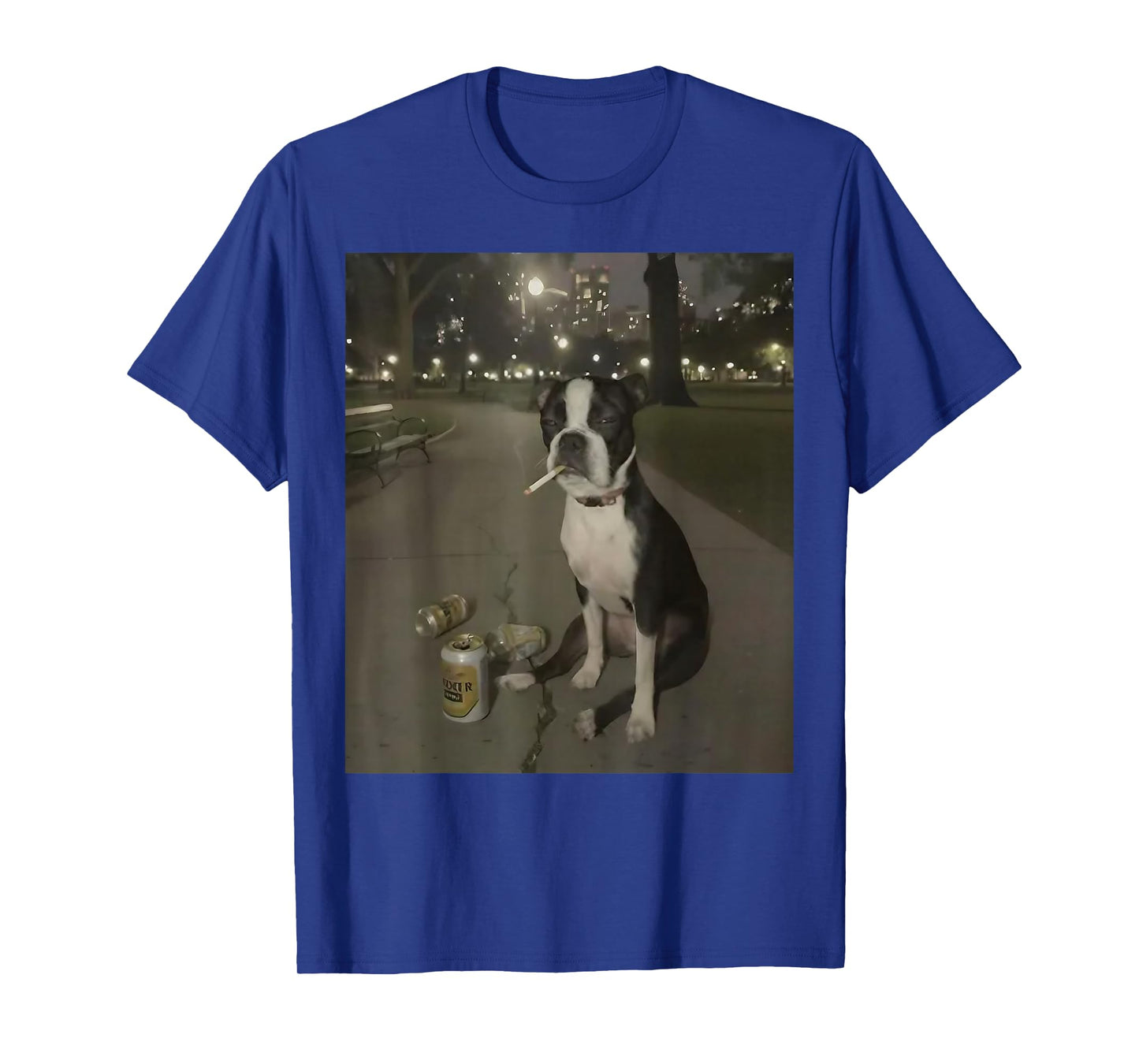 Funny Smoking Dog Meme Cigarette Gen Z Meme Dog Lover T-Shirt